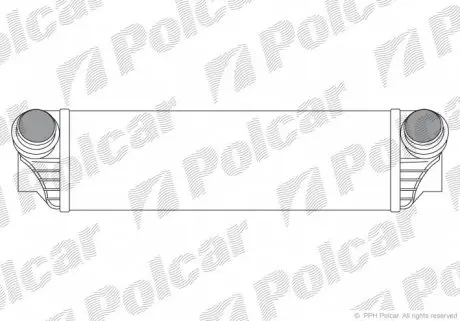 2019J82X Радіатори повітря (інтеркулери) POLCAR підбір по vin на Brocar