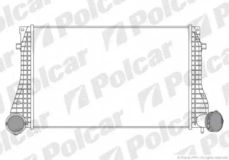 1323J86 Радиаторы воздуха (Интеркулеры) POLCAR подбор по vin на Brocar