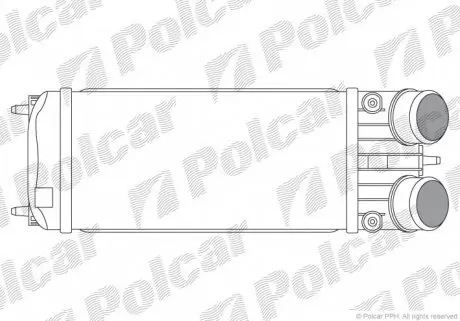 5724J82 Радіатор повітря (Інтеркулер) POLCAR підбір по vin на Brocar