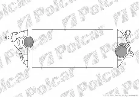 5101J82X Радіатор повітря (Інтеркулер) POLCAR підбір по vin на Brocar