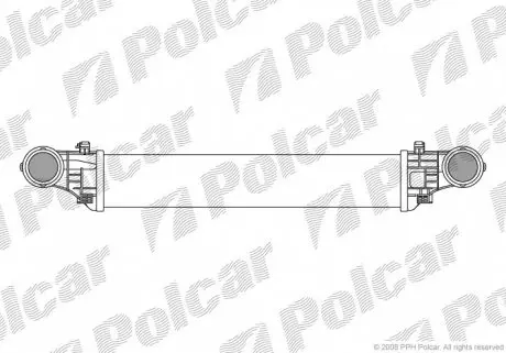 5016J81 Радіатор повітря (Інтеркулер) POLCAR підбір по vin на Brocar