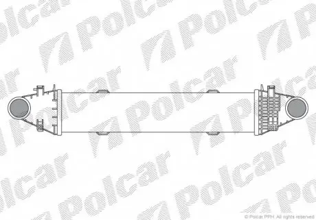 5070J81 Радіатор повітря (Інтеркулер) POLCAR підбір по vin на Brocar