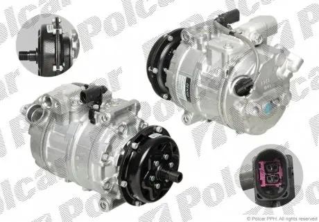 DCP32006 Компресор кондиціонера (новий) POLCAR підбір по vin на Brocar