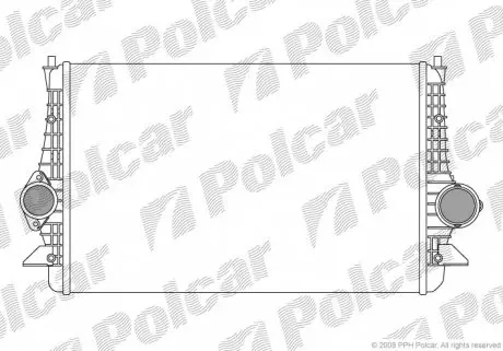 9551J81X Радиаторы воздуха (Интеркулеры) POLCAR подбор по vin на Brocar