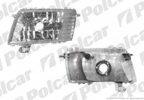 811429E Фара передня POLCAR підбір по vin на Brocar