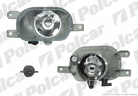 909030E Фара противотуманная передняя POLCAR подбор по vin на Brocar