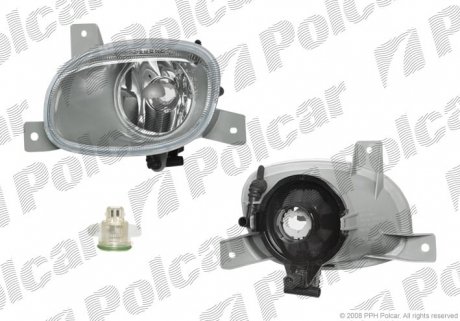 9080300E Фара противотуманная передняя POLCAR підбір по vin на Brocar