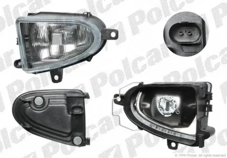 955030E Фара передня POLCAR підбір по vin на Brocar