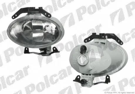 405129E Фара противотуманная передняя POLCAR підбір по vin на Brocar