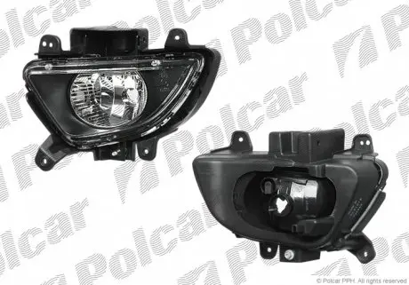 4015303E Фара противотуманная передняя POLCAR подбор по vin на Brocar