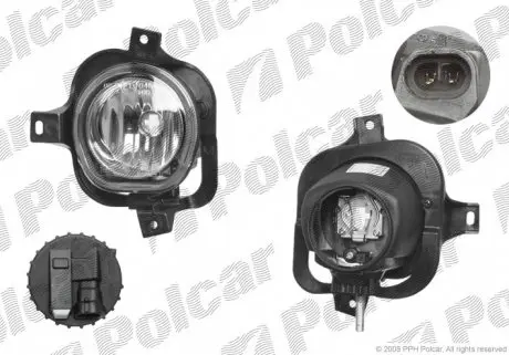 323329E Фара противотуманная передняя POLCAR подбор по vin на Brocar
