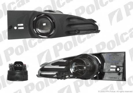 202329E Фара противотуманная передняя POLCAR підбір по vin на Brocar