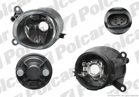 1323301E Фара противотуманная передняя POLCAR подбор по vin на Brocar