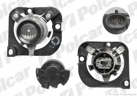 303529E Фара противотуманная передняя POLCAR подбор по vin на Brocar