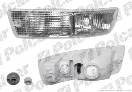 8144193E Поворот передний с габаритом POLCAR підбір по vin на Brocar