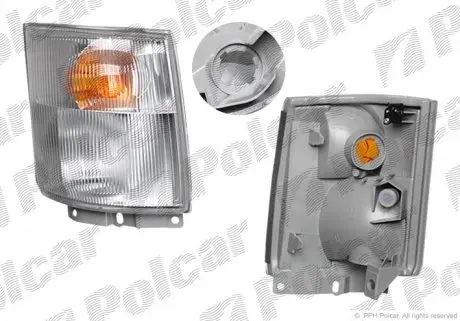 81Z120E Поворот передній з розміром POLCAR підбір по vin на Brocar