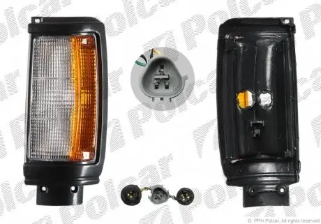 527619 Поворот передній з габаритом POLCAR підбір по vin на Brocar