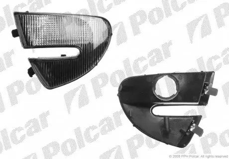 1404190E Вказівник повороту передній POLCAR підбір по vin на Brocar
