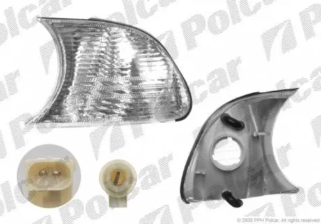 200819RE Вказівник повороту передній POLCAR підбір по vin на Brocar