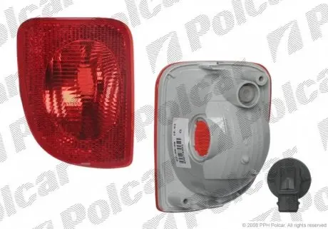 606297V Фара протитуманна задня POLCAR підбір по vin на Brocar