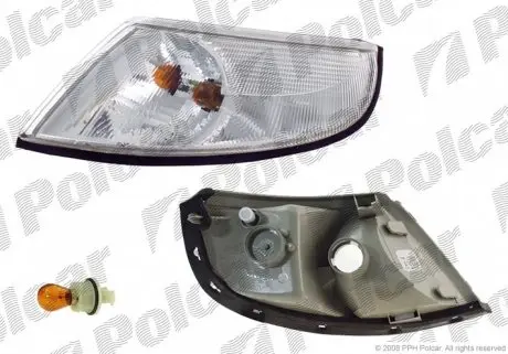 652320E Указатель поворота передний POLCAR підбір по vin на Brocar