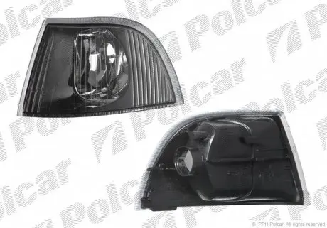 9040207E Покажчик повороту передній POLCAR підбір по vin на Brocar