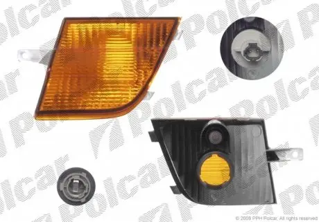 270720E Вказівник повороту передній POLCAR підбір по vin на Brocar