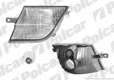 2707200E Вказівник повороту передній POLCAR підбір по vin на Brocar