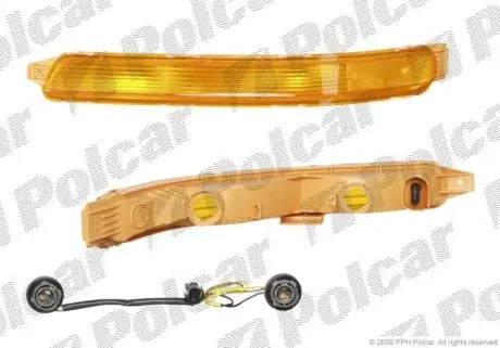 250019E Вказівник повороту передній POLCAR підбір по vin на Brocar