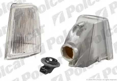 2324200E Покажчик повороту передній POLCAR підбір по vin на Brocar