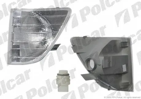 5062200E Вказівник повороту передній POLCAR підбір по vin на Brocar
