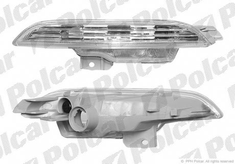 385819E Указатель поворота передний POLCAR подбор по vin на Brocar