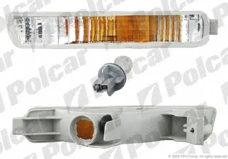 3816192E Указатель поворота (поворотник) передний H. ACCORD (USA), 93- POLCAR подбор по vin на Brocar