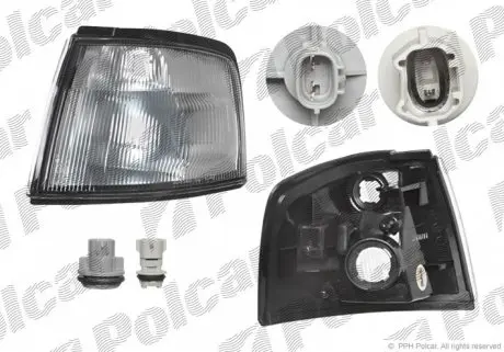 457020E Вказівник повороту передній POLCAR підбір по vin на Brocar