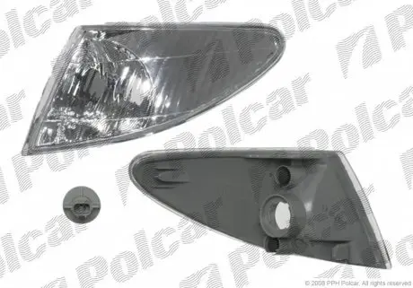 4555192E Вказівник повороту передній POLCAR підбір по vin на Brocar
