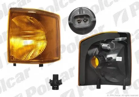 432120E Вказівник повороту передній POLCAR підбір по vin на Brocar