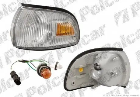 406119 Покажчик повороту передній POLCAR підбір по vin на Brocar