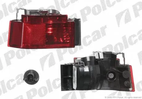 555997E Фара протитуманна задня POLCAR підбір по vin на Brocar