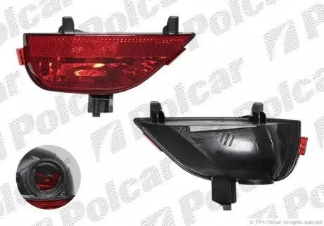 603998E Фара противотуманная задняя POLCAR подбор по vin на Brocar