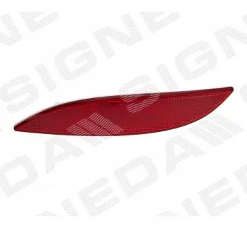 ZRN1503L Відбивач світла в бампер задній RENAULT FLUENCE, 0 SIGNEDA підбір по vin на Brocar