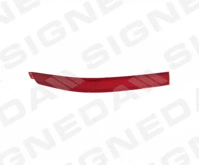 ZVG1615L Отражатель в задний бампер SIGNEDA підбір по vin на Brocar