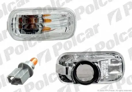 3826196 Вказівник повороту бічний POLCAR підбір по vin на Brocar