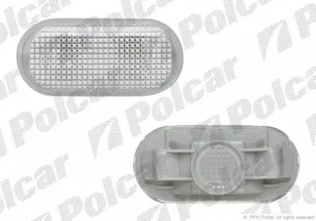 2707195E Указатель поворота боковой POLCAR підбір по vin на Brocar
