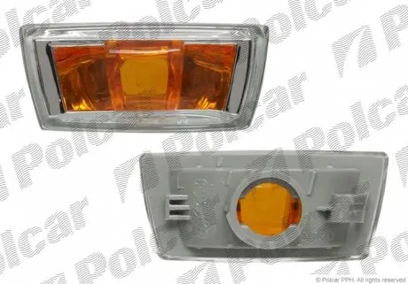 25B119E Указатель поворота боковой POLCAR підбір по vin на Brocar