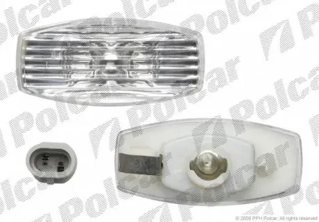 2505196E Вказівник повороту бічний POLCAR підбір по vin на Brocar