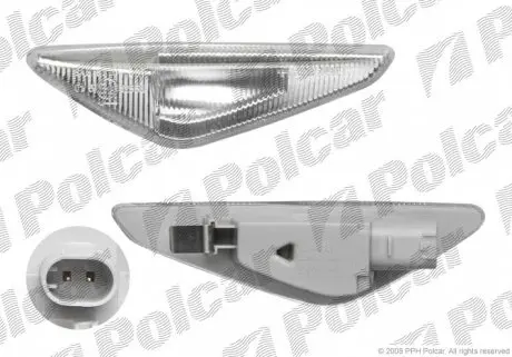 2051197E Указатель поворота боковой POLCAR подбор по vin на Brocar
