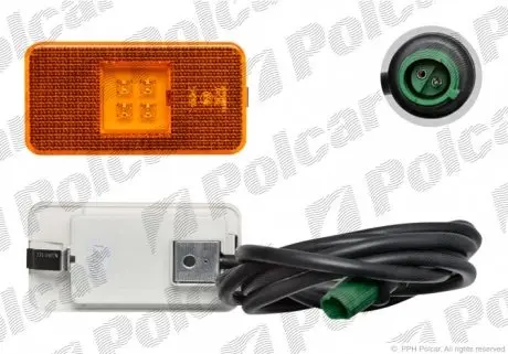 6603195E Указатель поворота боковой POLCAR подбор по vin на Brocar
