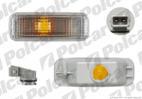 5044195 Покажчик повороту бічний POLCAR підбір по vin на Brocar