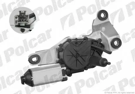 9076SWT1 Моторчик склоочисника POLCAR підбір по vin на Brocar