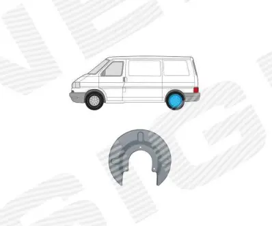 PVW41700GLR Захист гальмівного диску SIGNEDA підбір по vin на Brocar